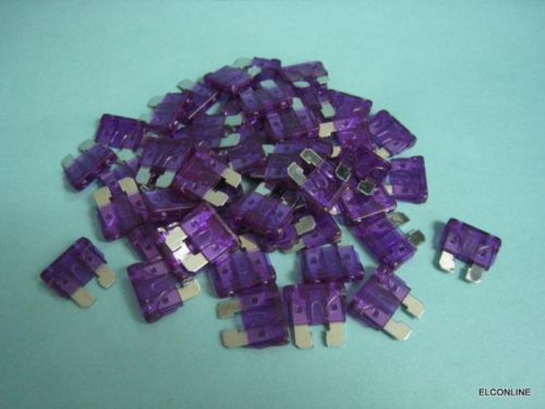 3a 3 amp standard atc ato blade fuse motor #a1  50 pcs / lot