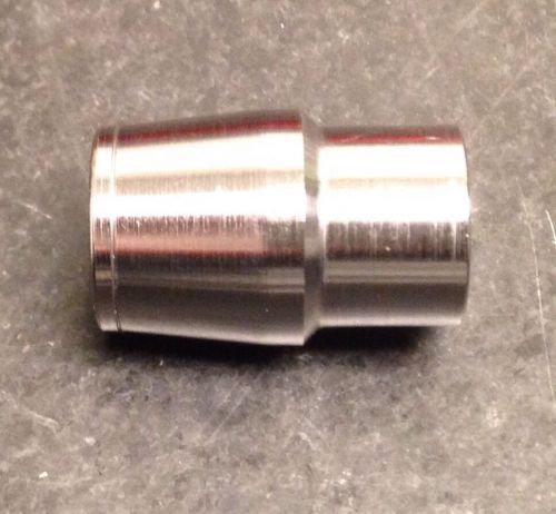 3/8-24 lh left hand 4130 chrome moly tube adapter for 3/4&#034; .058&#034; tubing linkage