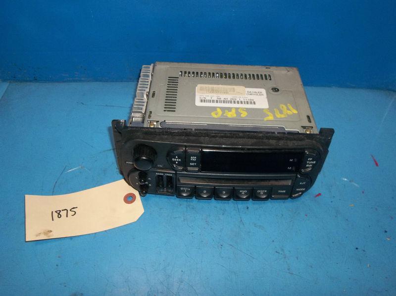 Dodge durango a/v equipment 22 &amp; 10 pin connectors, recvr, am-fm stereo-cd