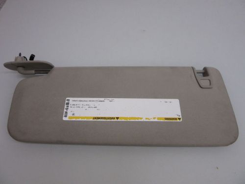 07-12 chevrolet tahoe right passenger side sun visor oem