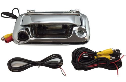 Ford f150 f450 f550 chrome tailgate handle backup camera 2008-2014  color ccd
