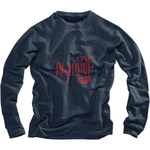 100% crewneck pullover hoody stencil