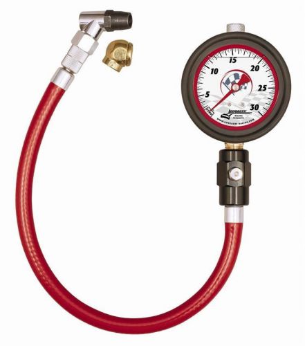 Longacre 52022 liquid filled 2½” gid tire gauge 0-30 by ½ lb imca