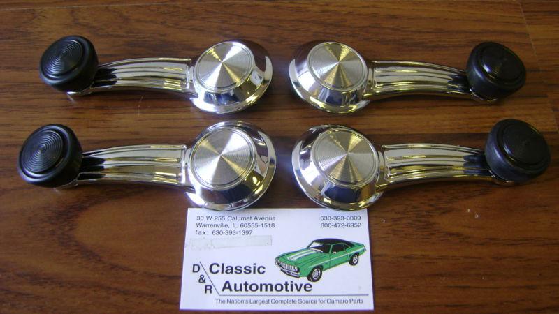 Window crank handle kit 4pc **in stock!** black knob door regulator