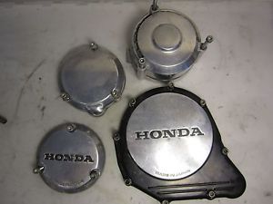 83-85 honda cb550sc cb550 cb nighthawk engine covers left right alternator bolts