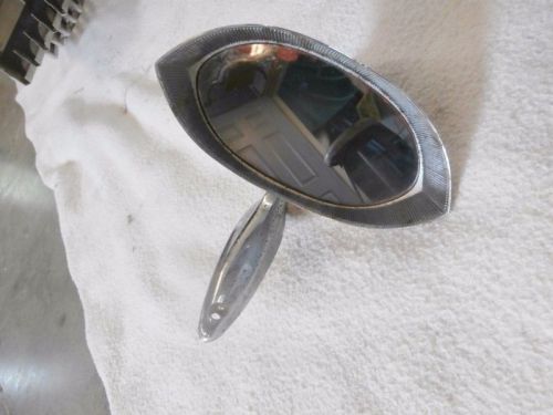 Vintage joma outside chrome oval rear view mirror ford chevy hot rat rod bomb