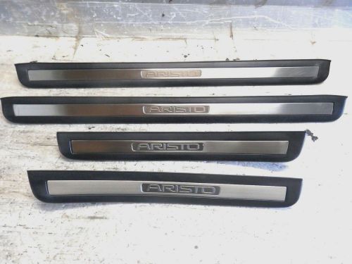 Jdm toyota lexus aristo jzs160 jzs161 door vip plated sills scuff kick plate oem