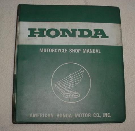 Original 1972 73 74 honda motorcycle cb250 360 cl360 &amp; cb500 shop service manual