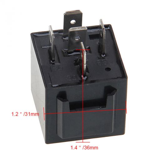 10pcs car automotive 40a 40 amp spdt relay 5 pin relay delayer dc 12v universal