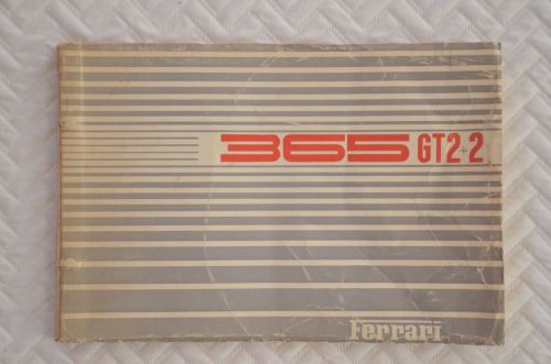 Original ferrari 365 gt2+2 spare parts catalog workshop owners manual book 69 70