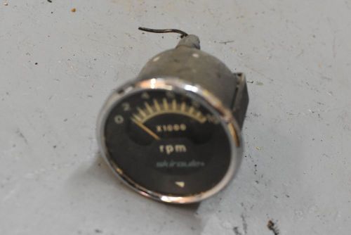 Ski roule tachometer for race sled