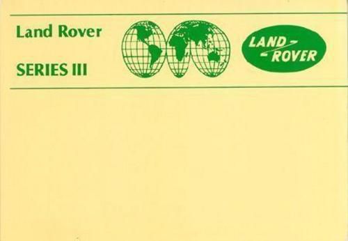 1979 1980 1981 1982 1983 1984 1985 land rover series 3 glovebox handbook