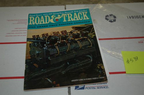 Road &amp; track august 1965 grand prix engines analyzed  (#534)