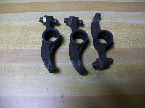 3 nos 1941 - 1953 chevrolet left exhaust valve rocker arm assembly # 839459