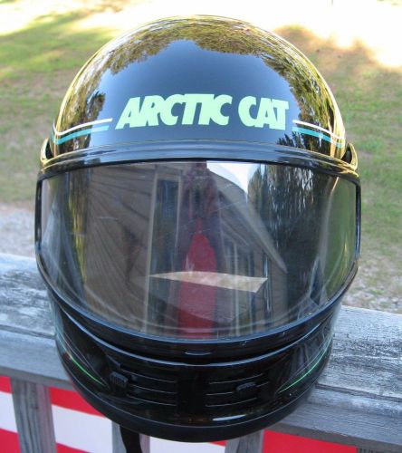 Vintage arctic cat full face helmet large  nice!