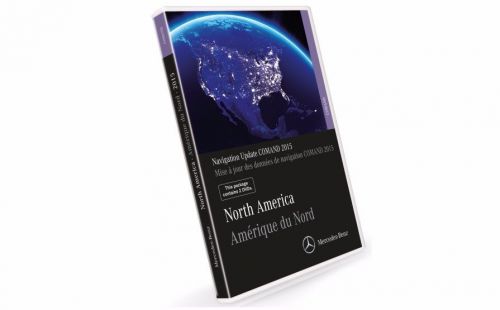 Mercedes benz 2015 ntg-4 navigation dvd map update north america v14 w204 gps