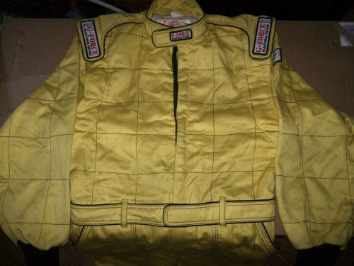 G-force racing suit large yellow 3-2a/5