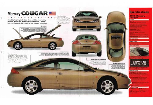 1998 / 1999 mercury cougar imp brochure