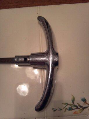 1950's plymouth trunk handle