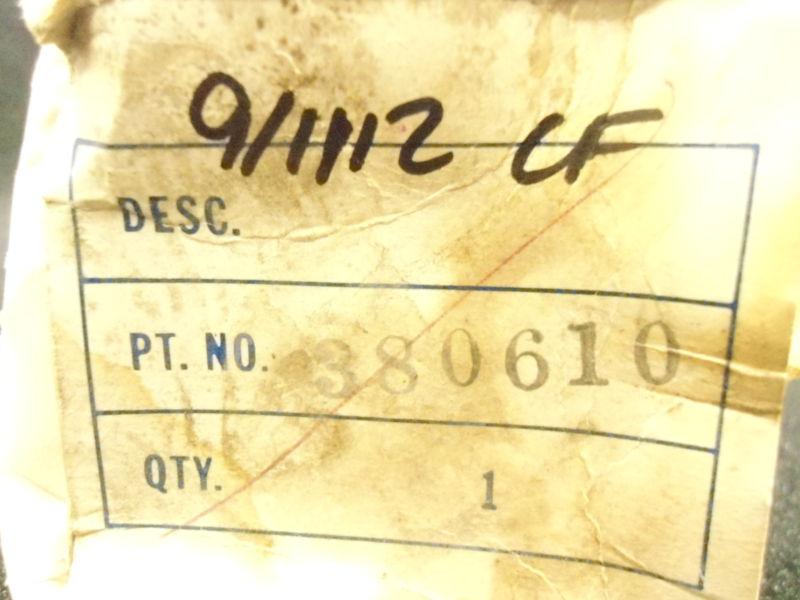 #380610#0380610 NUT KEY & PIN 1968 OHNSON/EVINRUDE COBRA STERNDRIVE I/O PART, US $50.96, image 3