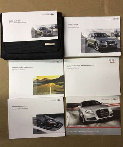 2010 audi q5 owner&#039;s manual with case