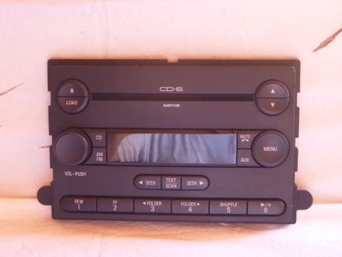 2007 ford edge lincoln mkx radio 6 cd mp3 face plate 7t4t-18c815-fb g62120