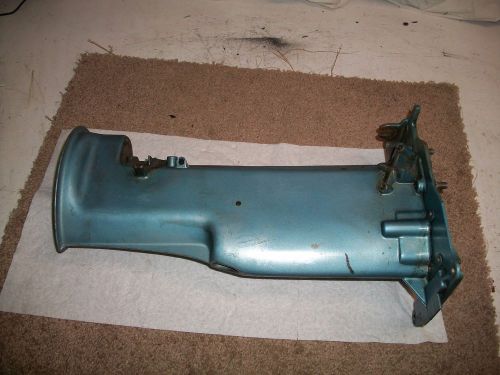 1960 10hp evinrude johnson outboard motor mid section 17&#034;