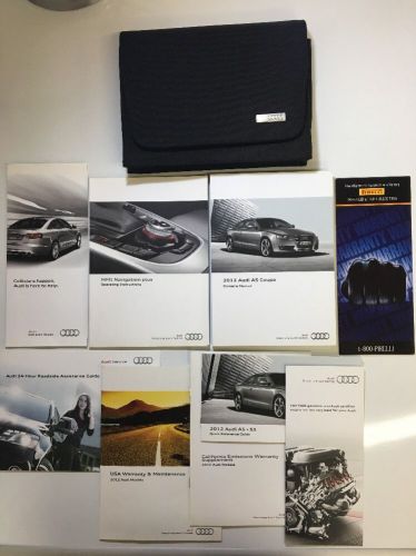 2012 audu a5 coupe owners manual free same day priority shipping #0208