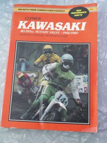 Clymer kawasaki 80-350cc rotary valve 1966-80 service repair manual