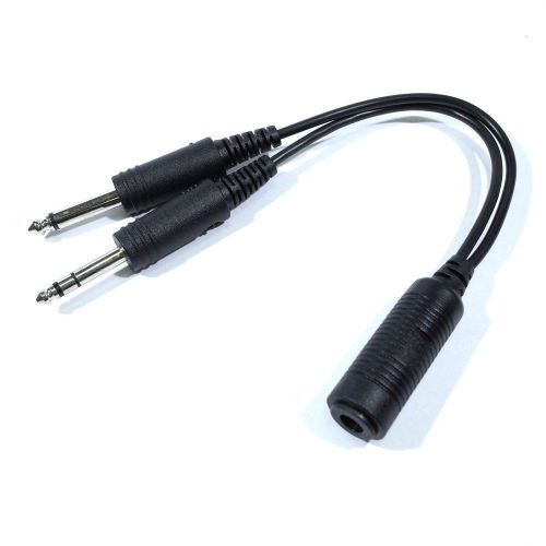 Helicopter headset to ga adapter