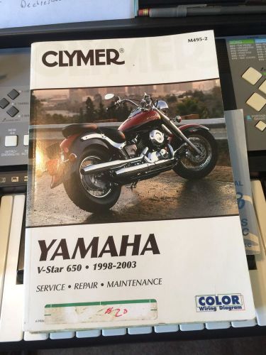 Yamaha v-star 650 clymer service manual