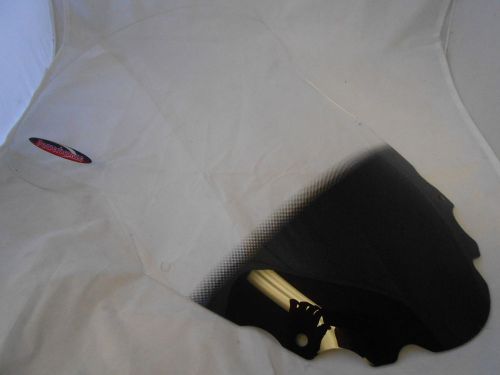 Kawasaki klr650 08 16 flip touring windshield shield clear made in england