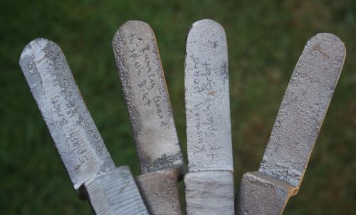 Antique locomobile -four running board splash brackets live steam brass car era