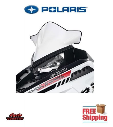 Polaris snowmobile pro-ride mid-height 14.5" windshield white rmk pro rush indy