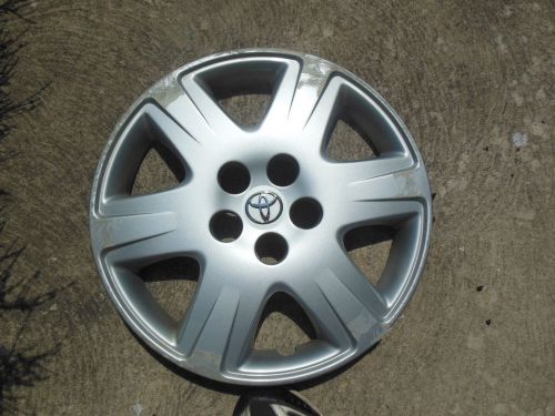 1 toyota corolla hubcap hub cap wheel cover 2005 2006 2007 2008 42621-ab110 15&#034;