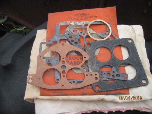 Vintage 1953 buick gasket kit rochester carburetor 7 piece