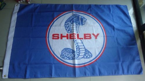 Ford mustang shelby racing logo 3 x 5 garage wall mancave banner free shipping!!