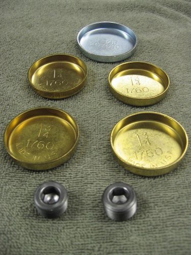 Brass freeze plug kit (block)  ford 272 292 312 v8 55-65   pe111br