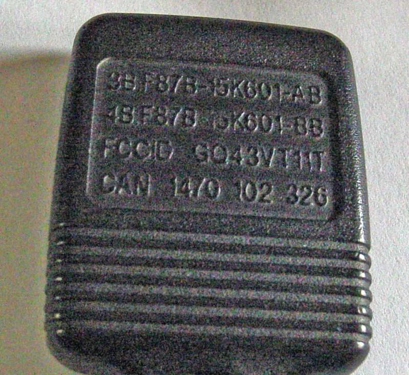 2004 lincoln-4 button keyless entry key remote fob clicker transmitter alarm