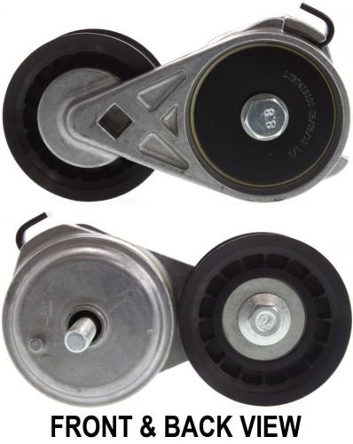 Accessory belt tensioner, serpentine type