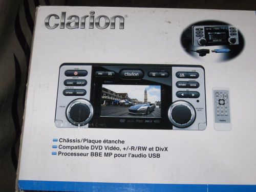 Clarion cmv1 dvd/cd/mp3/wma marine receiver