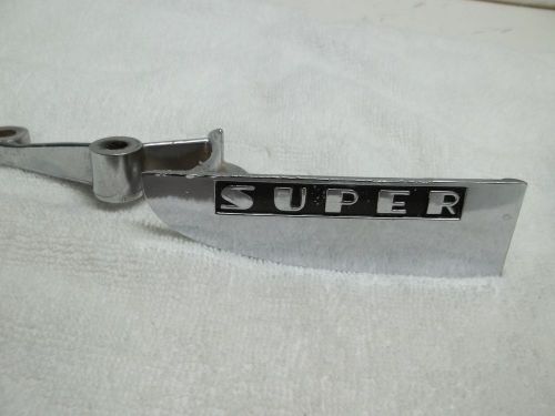 1941 buick hood release handle, super left nos