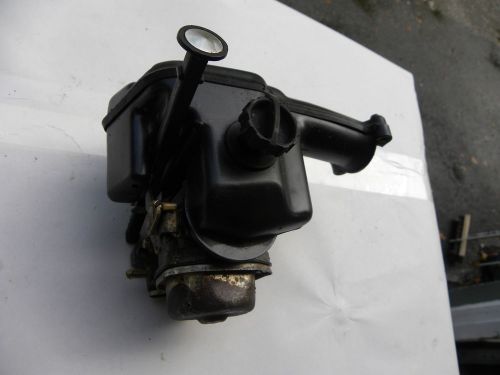 Carburetor w inlet horn &amp; knobs johnson/evinrude 9.9 &amp; 15 hp outboards 1974-1993