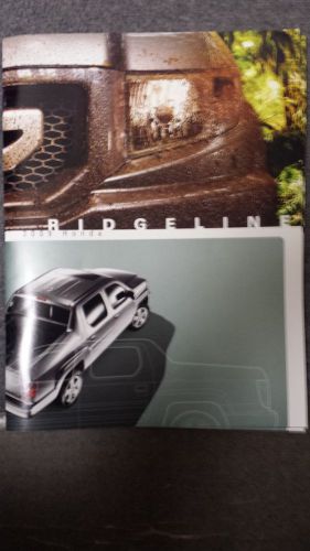 2009 honda ridgeline sales brochure catalog book