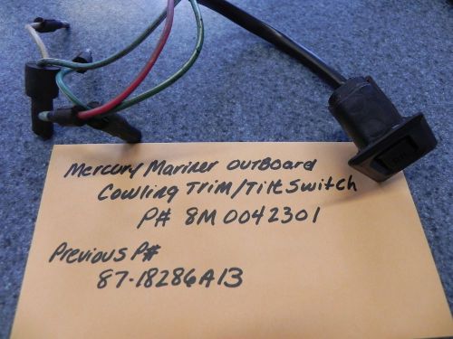 Mercury mariner outboard cowling t&amp;t  switch p# 87-18286a13 or 8m0042301