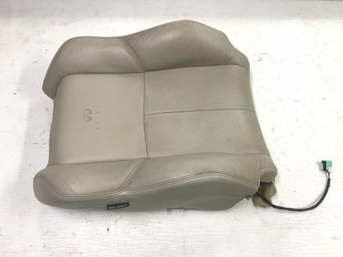 2003-2006 infiniti g35 coupe oem right passenger seat skin leather cover tan top