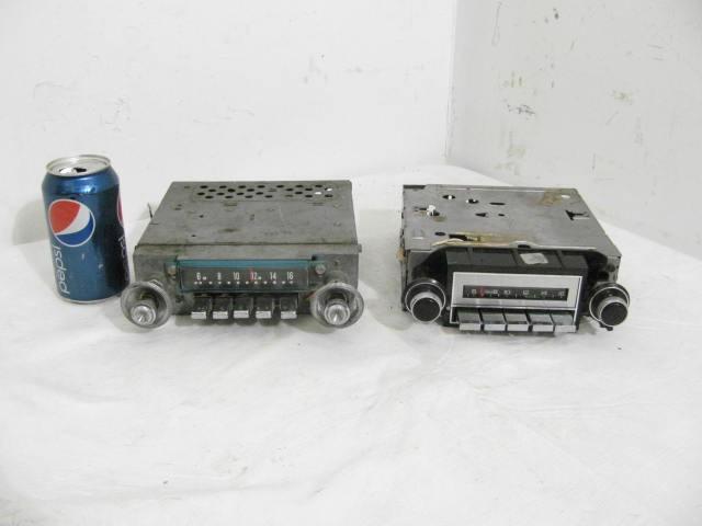 2 antique vintage original gm delco 995989 fomoco 49088 am car truck radio