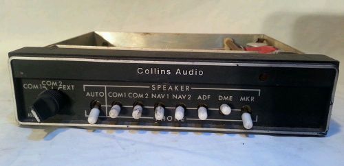 Collins aud-250 audio tso c-50b p/n 622-2088-011 rockwell international