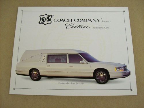 1997 cadillac s&amp;s coach / hearse   brochure