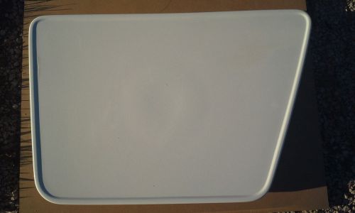 fiberglass boat table, white, image 1